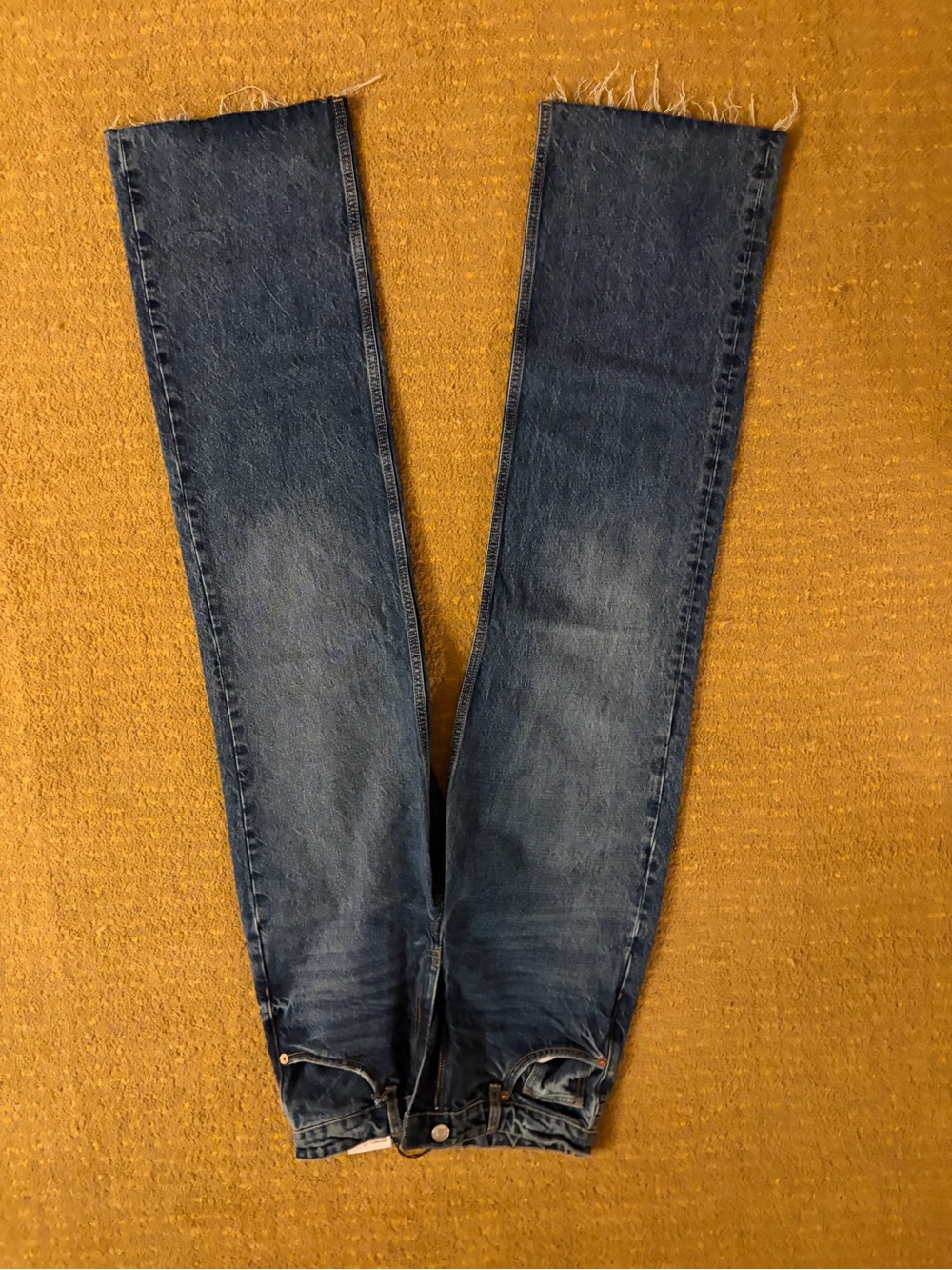 Zara wide leg women’s Dark Blue Denim Jeans